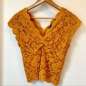 Zara Stretch Lace Top